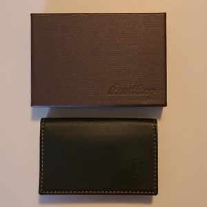 Breitling leather card case